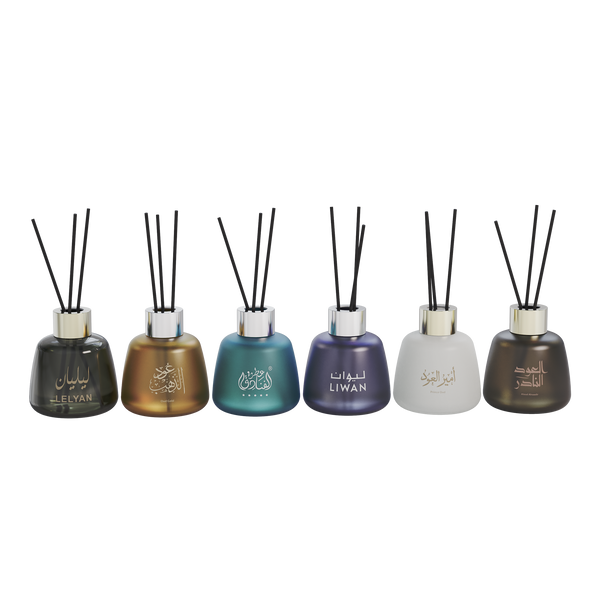 مجموعة من 6 حبات أعواد تعطير ديفيوزر فواحة للمنزل أو المكتب